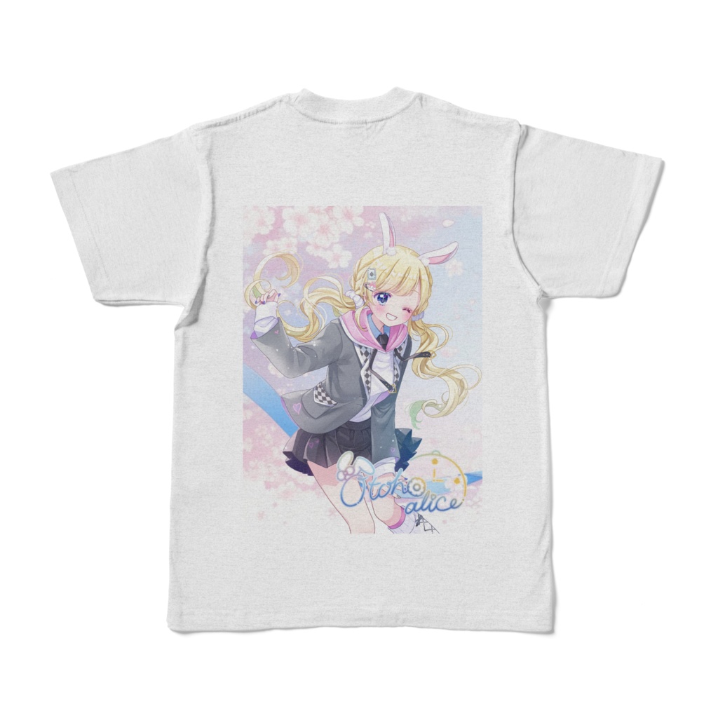 音葉ありす制服Ver. Tシャツ(裏面印刷)