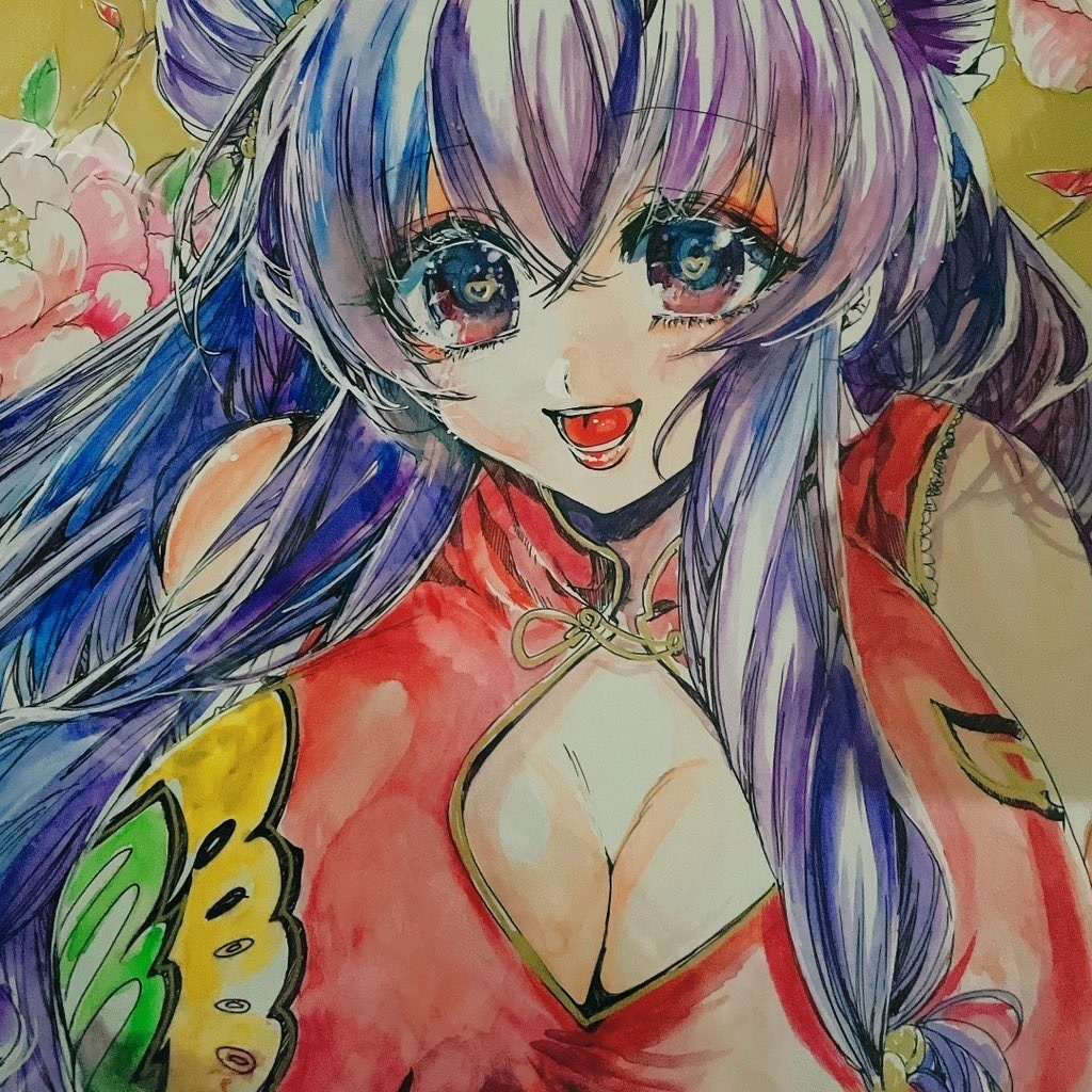 【透明水彩色紙】らんま1/2シャンプーちゃん