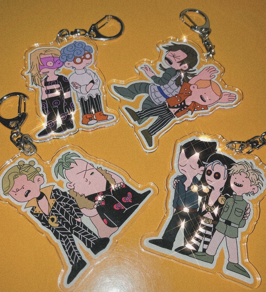 《全4種》暗殺チームアクリルキーホルダー