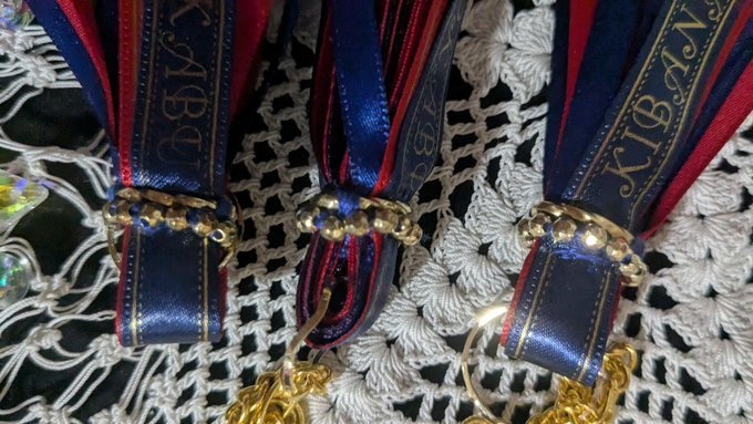 キカリボンタッセルバッグチャーム(ハンドメイド作品)