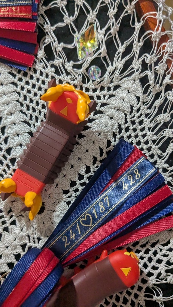 キカリボンタッセルバッグチャーム(ハンドメイド作品)