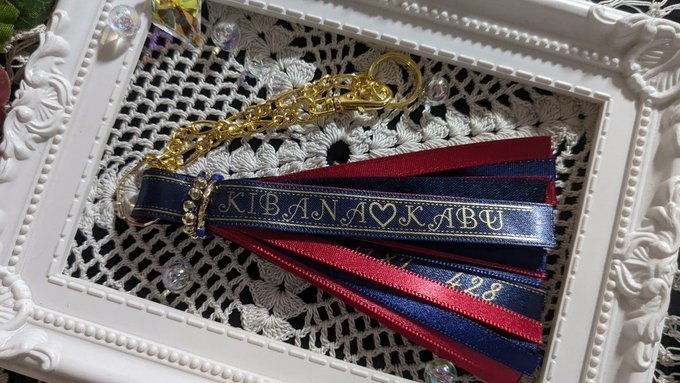 キカリボンタッセルバッグチャーム(ハンドメイド作品)