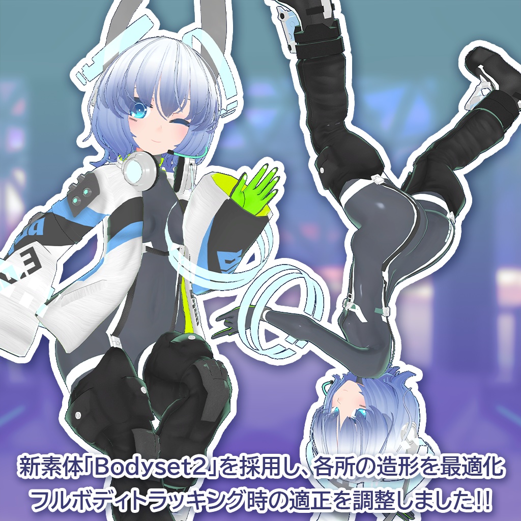 VRChat向けオリジナル3Dモデル 「NO.3」