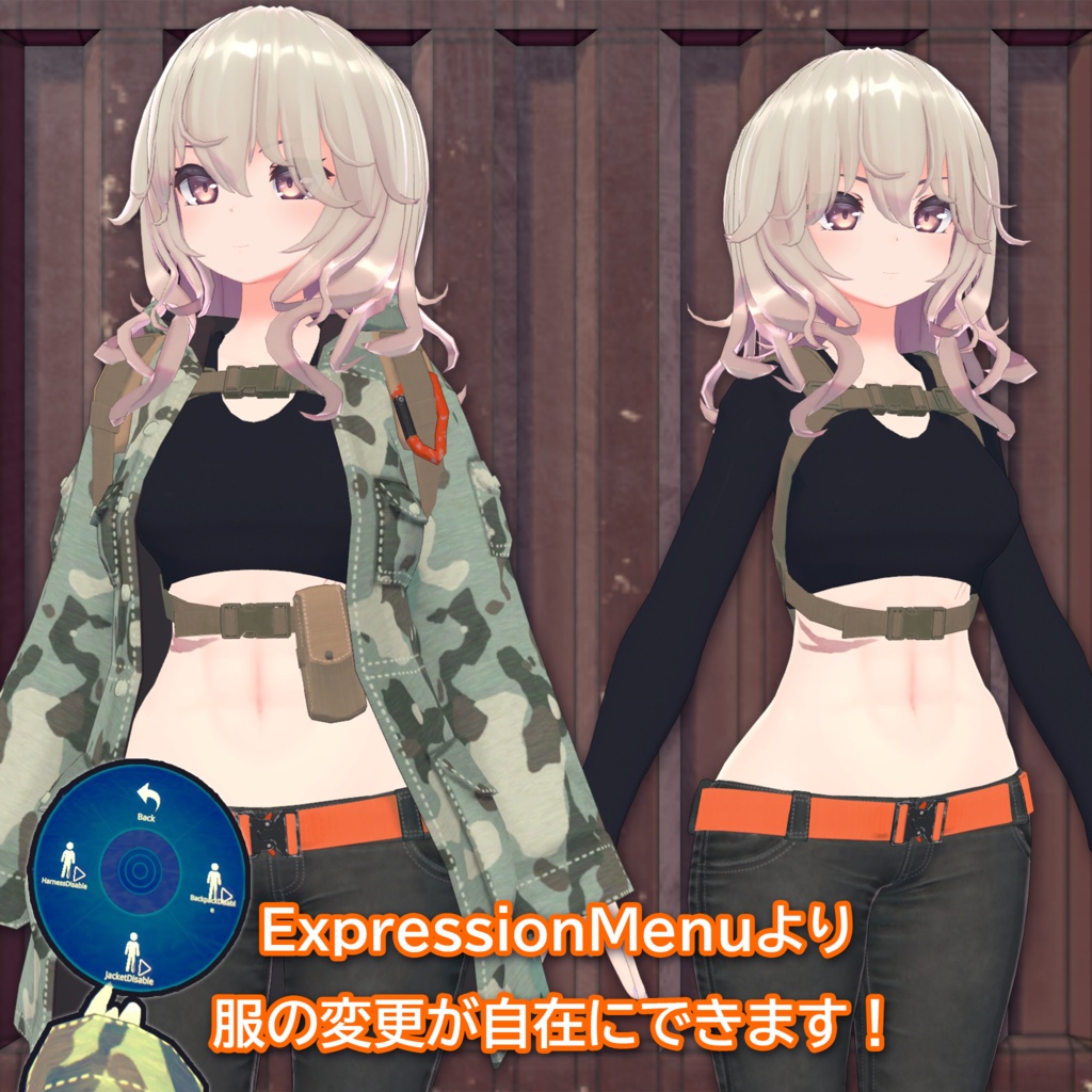 VRChat向けオリジナル3Dモデル「Rono」