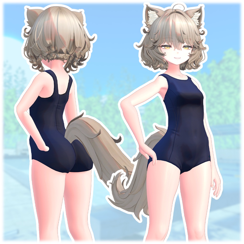 FLASTOREアバター専用衣装「夏色スクール」