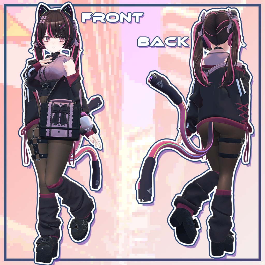 ~2/8まで1000円引きセール中~ VRChat向けオリジナル3Dモデル「Maon」