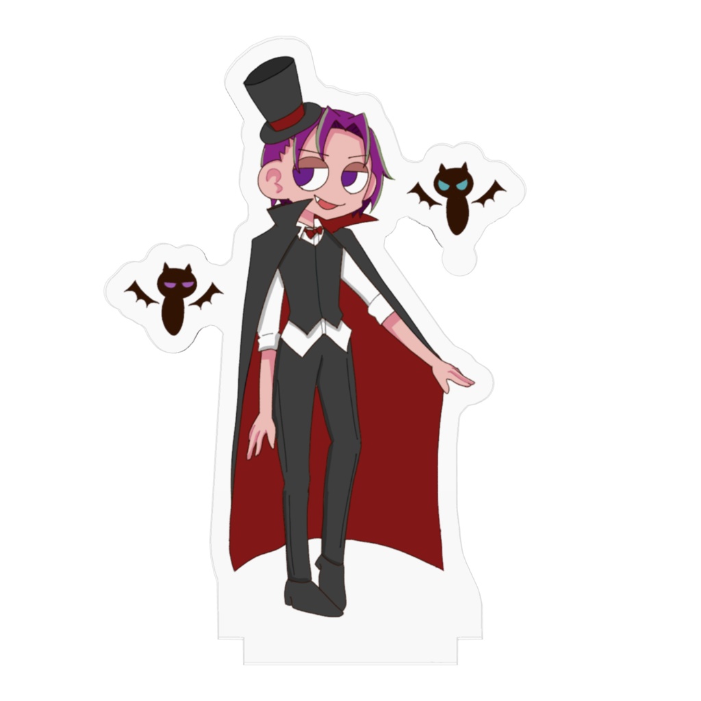 【仁紫煙】ハロウィン2021 アクリルスタンド【Vtuber】