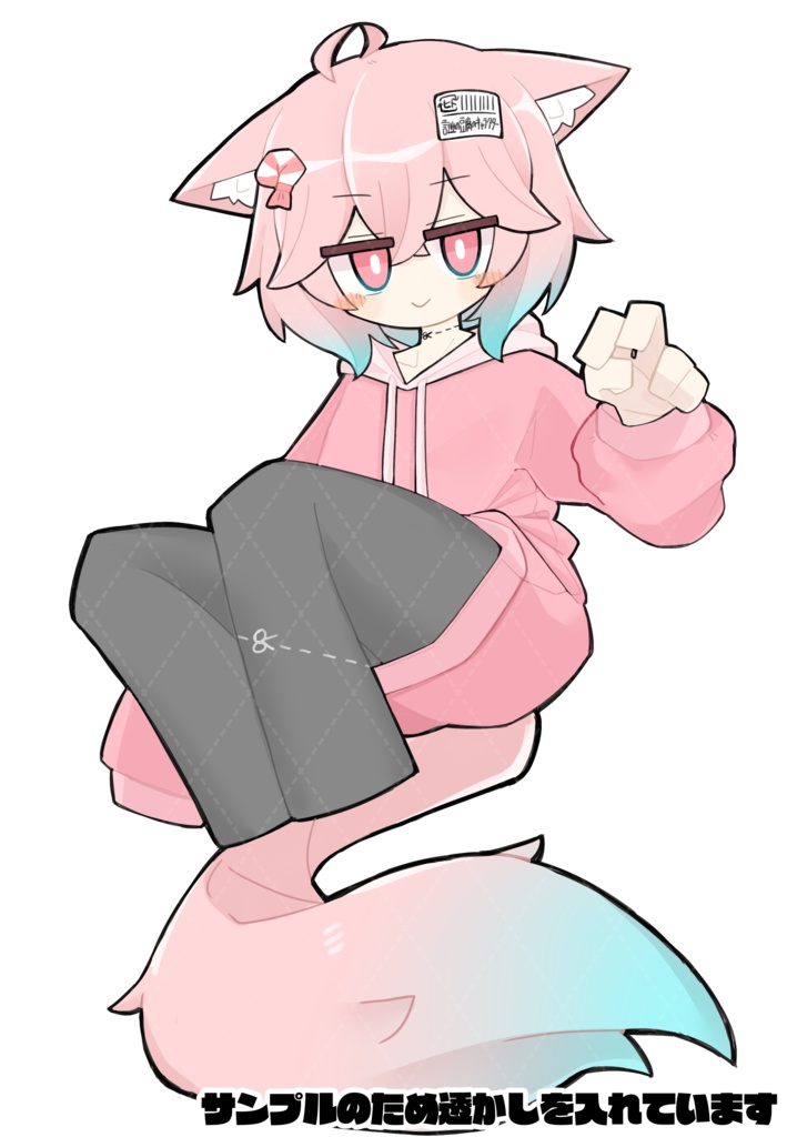 謎の豆腐のキャラクター デカしっぽアクリルスタンド