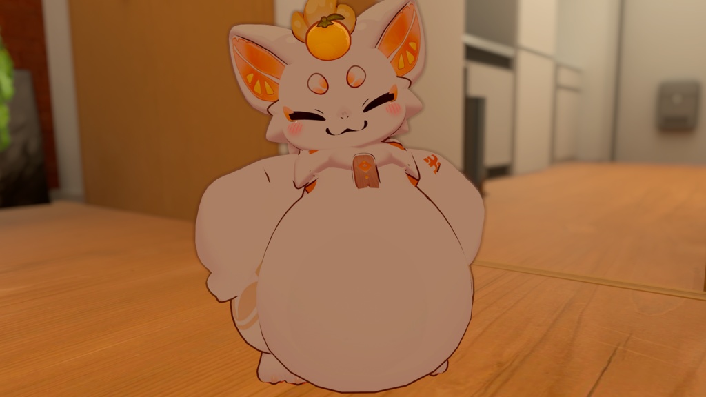 【あまあま大福ドラゴンず】おなか増量シェイプキー