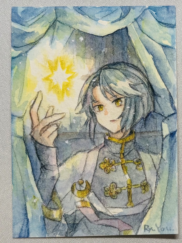 水彩原画:ハルナ