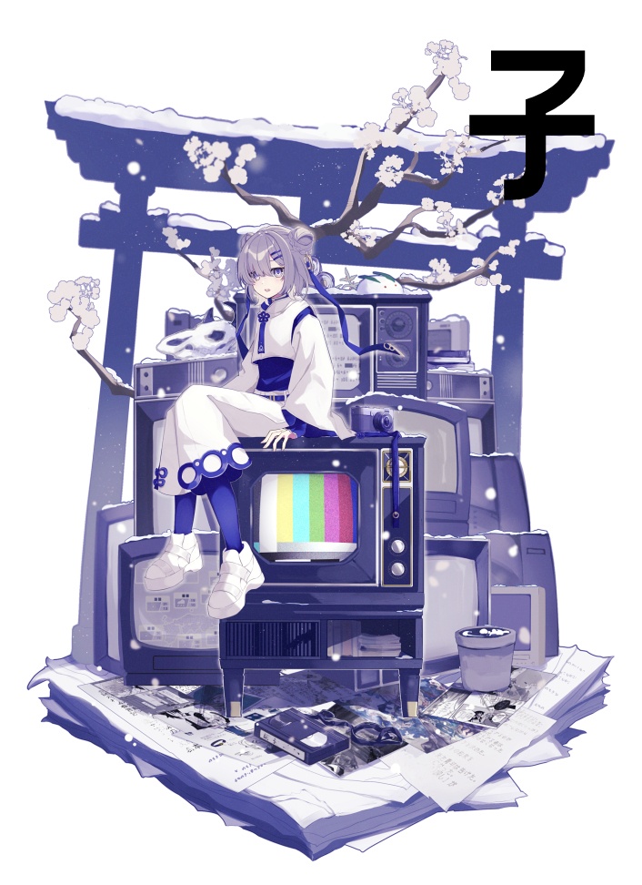 【十二支擬人化】箱庭草子ステッカー【子~卯】