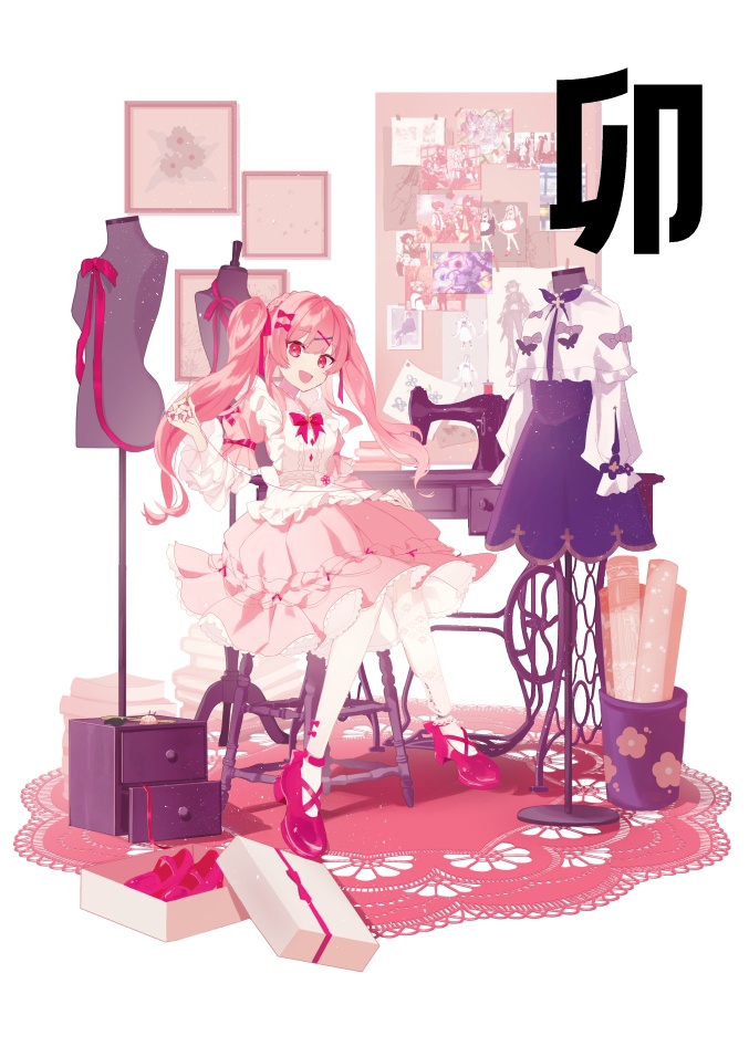 【十二支擬人化】箱庭草子ステッカー【子~卯】
