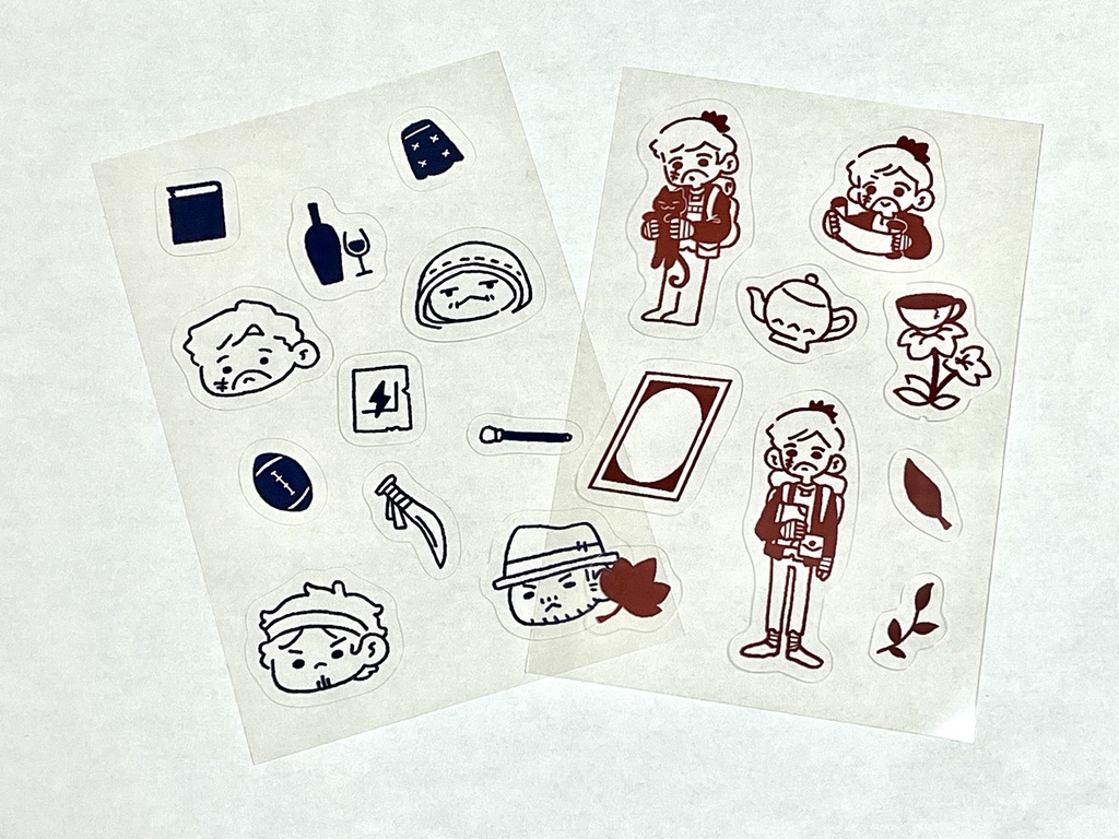 透明ステッカーシート