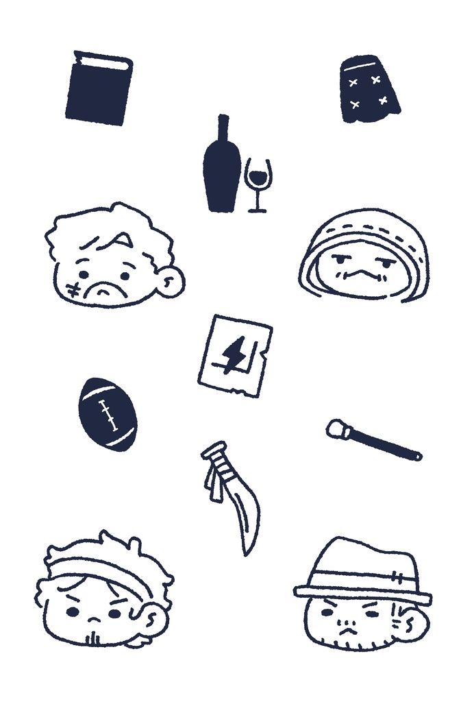 透明ステッカーシート