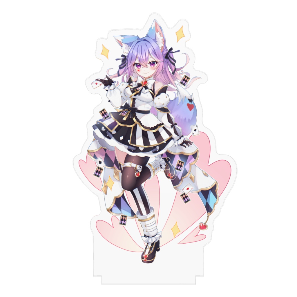 アクリルスタンド100x100mm花咲愛莉