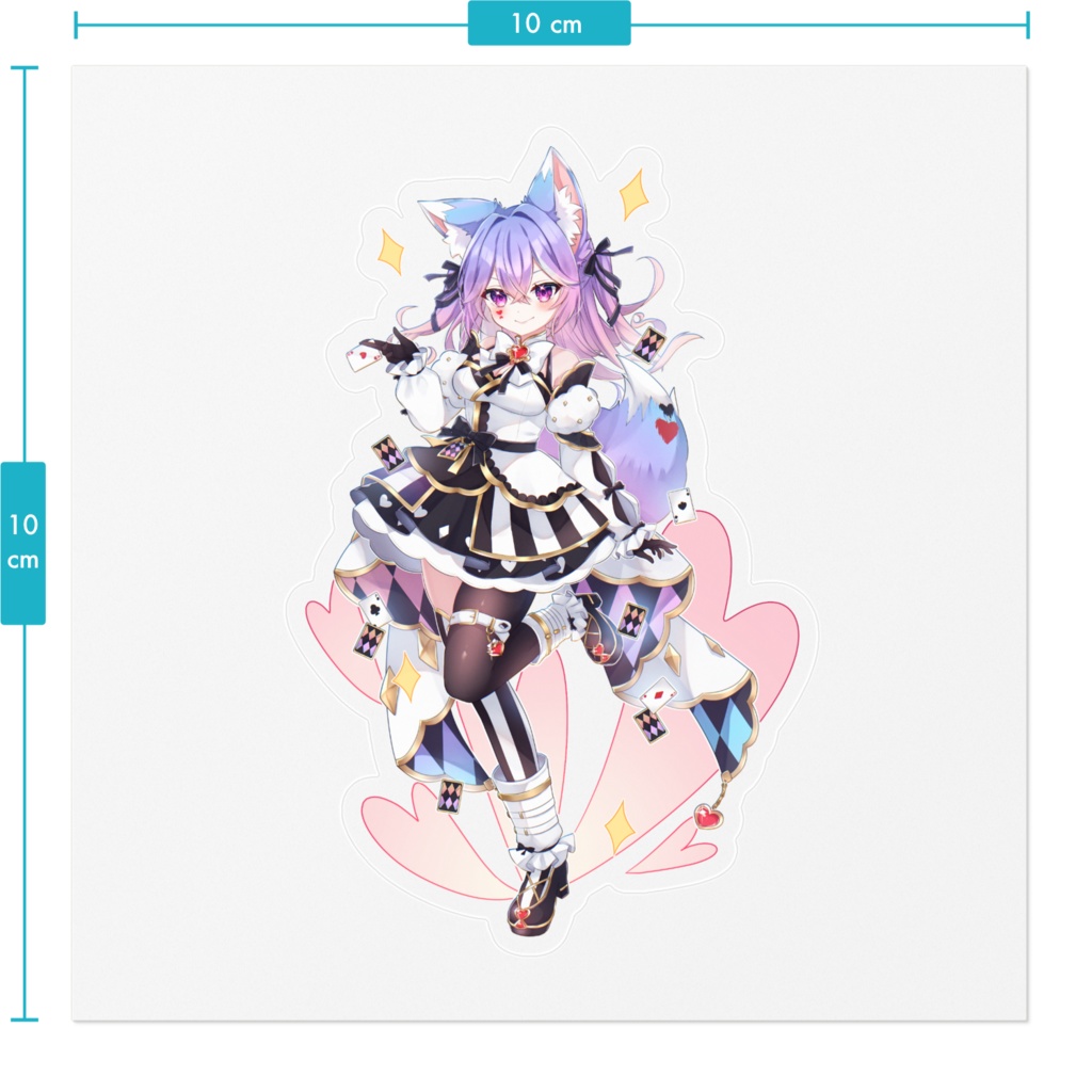 ステッカー 花咲愛莉 キービジュVer