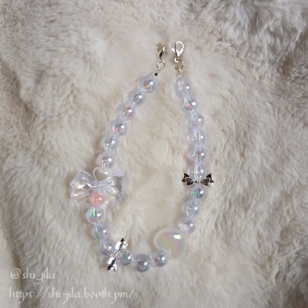 〚10~12cm〛バレエコア🩰プリンセステディベア おすわりぬい服 バッグチャーム付き