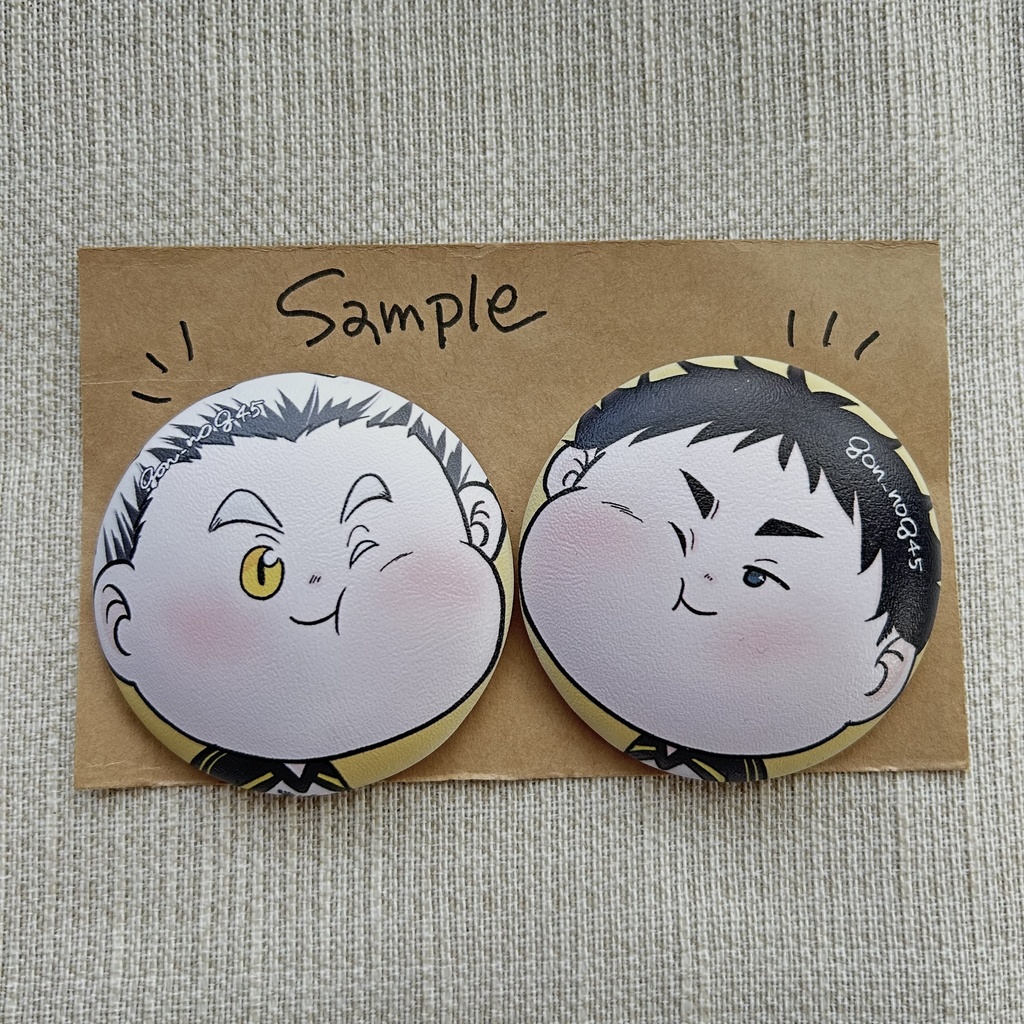 ぷにぷに兎赤♡缶バッジ【クリックポスト】