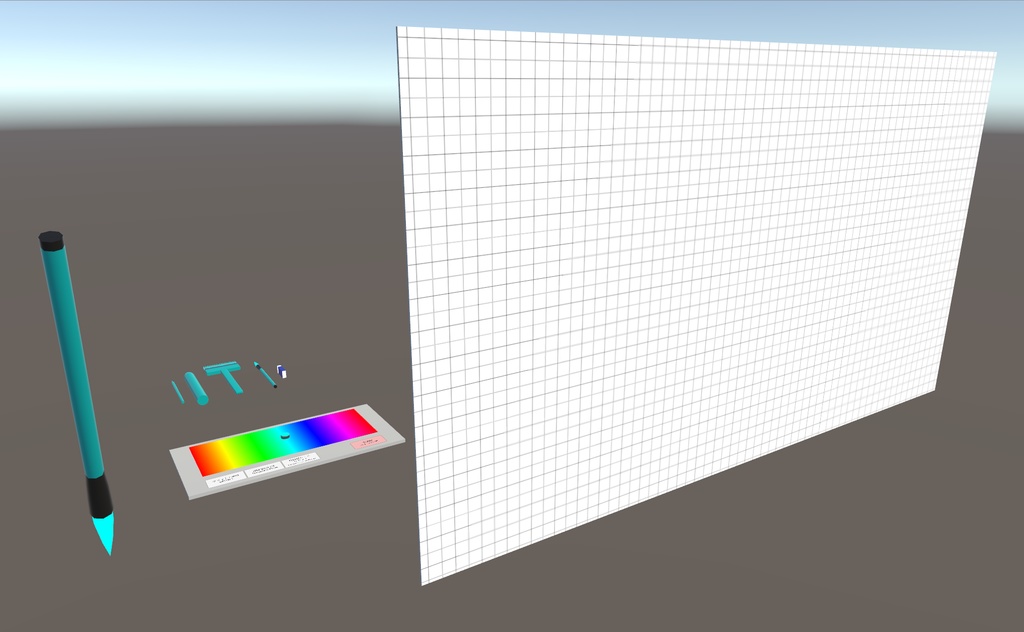 [VRCワールド] お絵描きシステム (Paintbrush prefab)