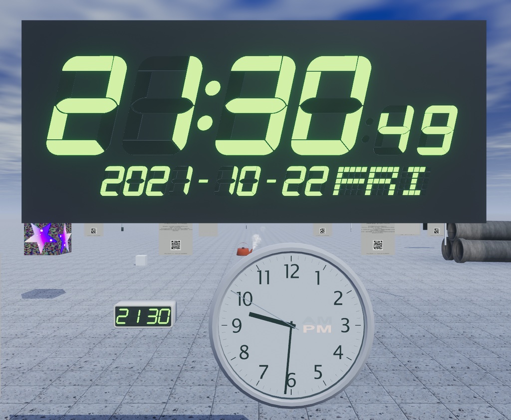 [VRCSDK3] UdonSharp時計