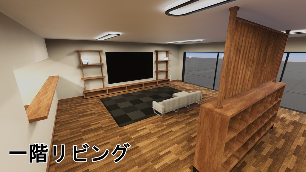 [VRCワールド] ガレージハウス 缩略图 4
