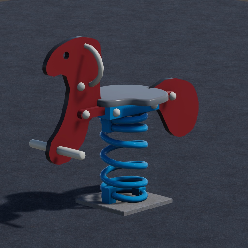 [VRCワールド] スプリング遊具