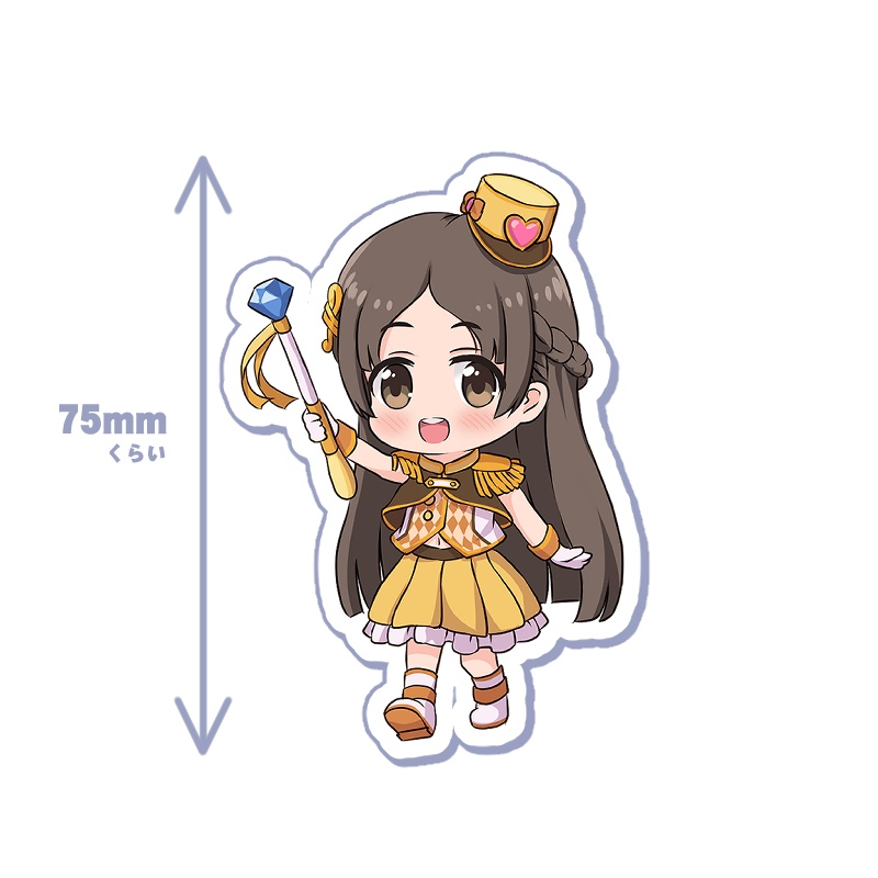 アクリルキーホルダー_マーチング衣装倉本千奈