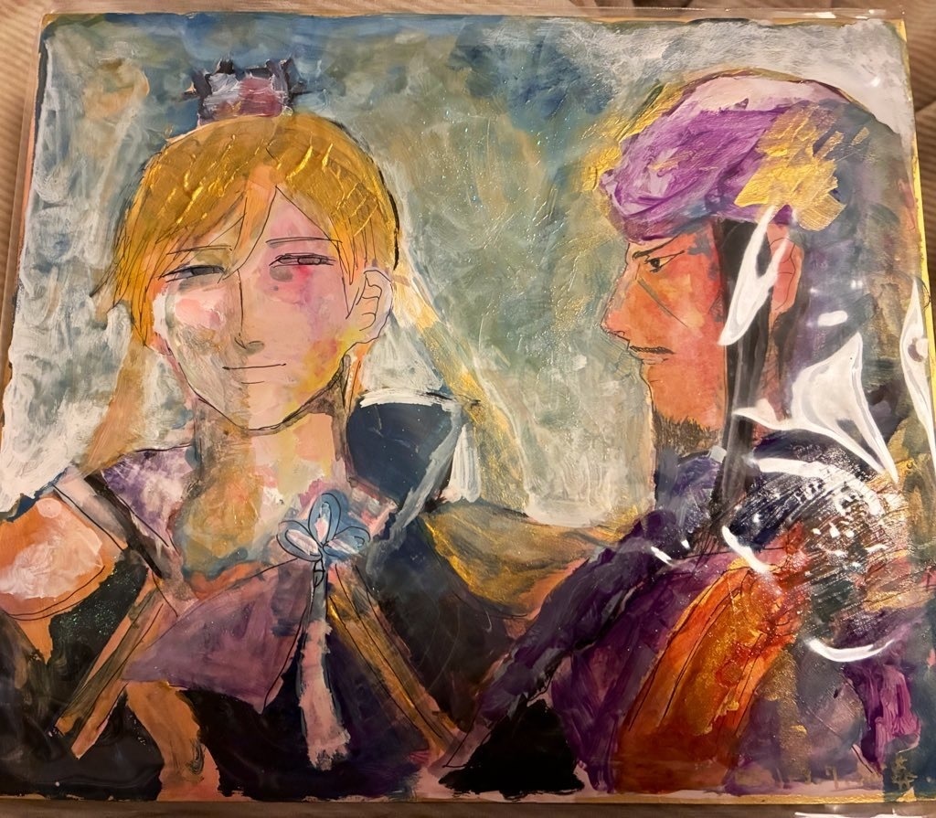 色紙(郭嘉と賈詡)