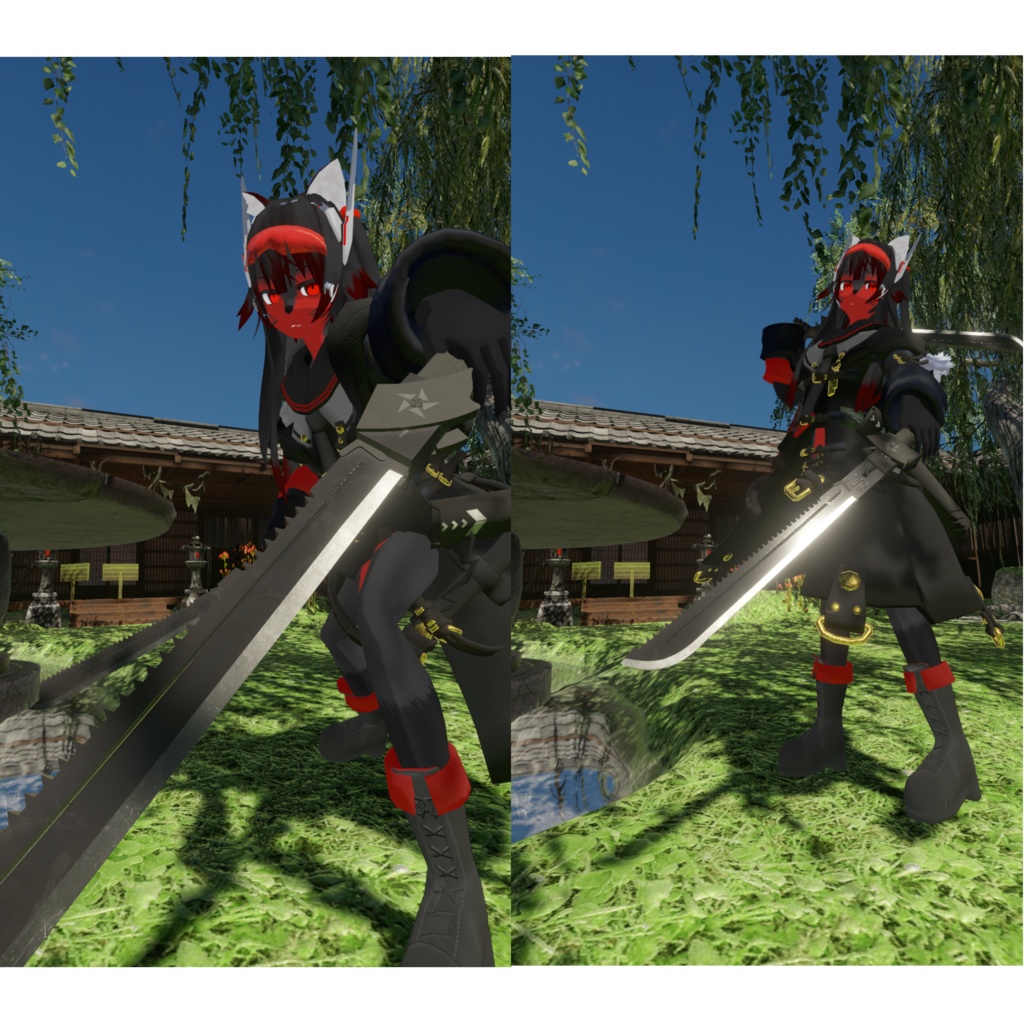 3D武器モデル「絶ち斬り鋏」