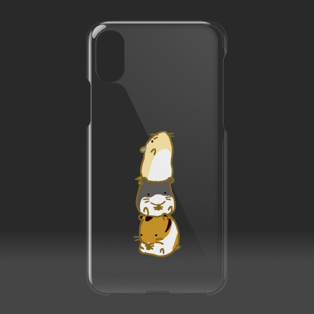 リンゴが気になるハムさん