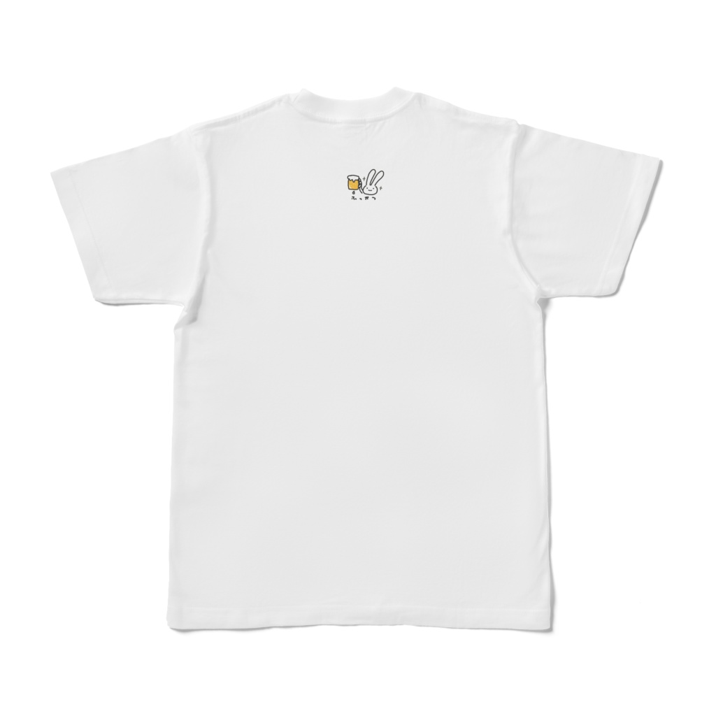 お疲れうさTシャツ白