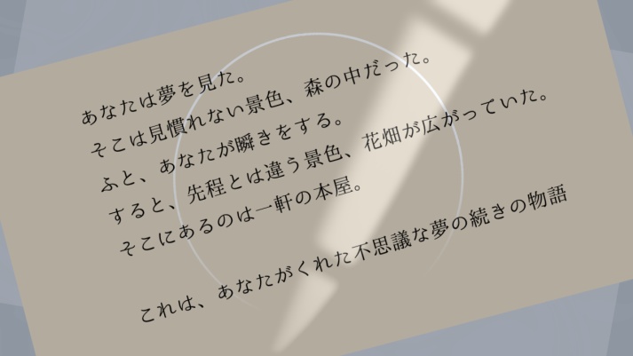 【クトゥルフ神話TRPG】一輪のアムネシア