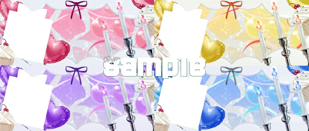 【IRIAM用素材】ANNIVERSARYヘッダー