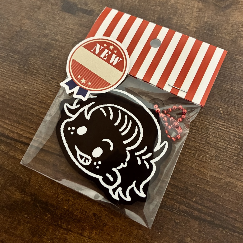 黒アクリルキーホルダー