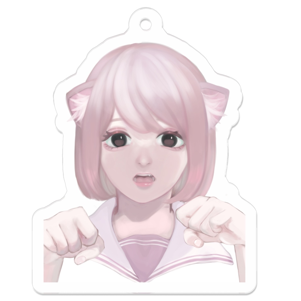 にゃーさんのアクリルキーホルダー