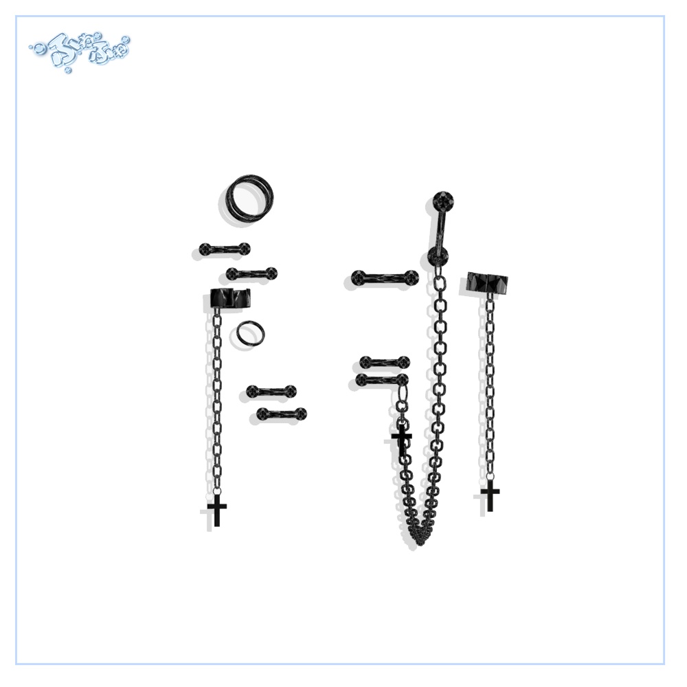 【7アバター対応】 Piercing Set