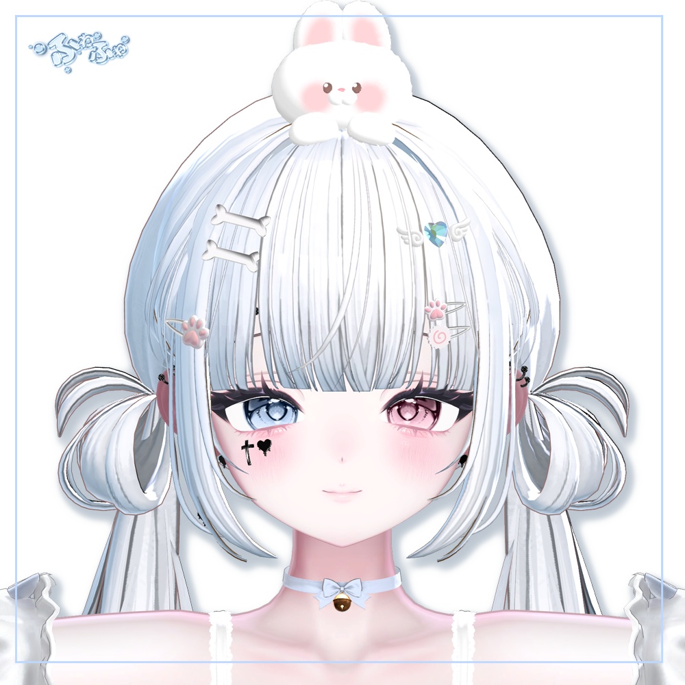【7アバター対応】 Heart_Piercing Set