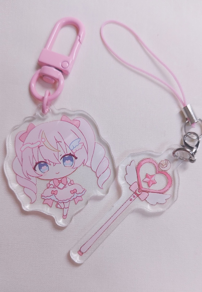 ミニアクキー（みくる&ステッキ）