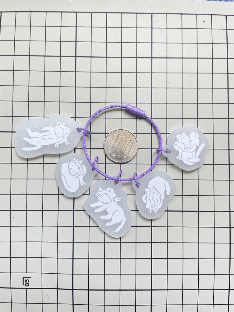 ネコハチローのアクキー