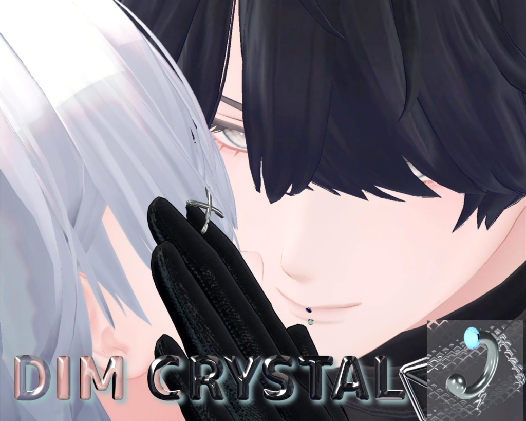 【MA対応】DIM CRYSTAL【リップピアス】