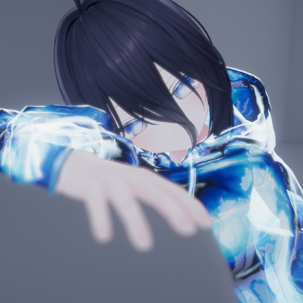 【MA対応】泡沫パーカー【7アバター対応・VRChat向け3Dモデル】