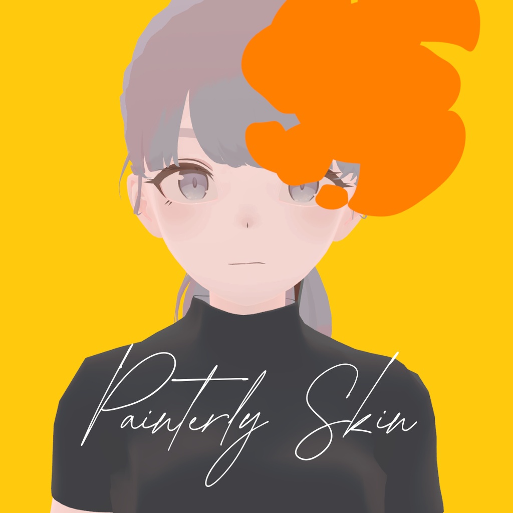 【無料】Painterly Skin - やわらか厚塗り肌シェーダー