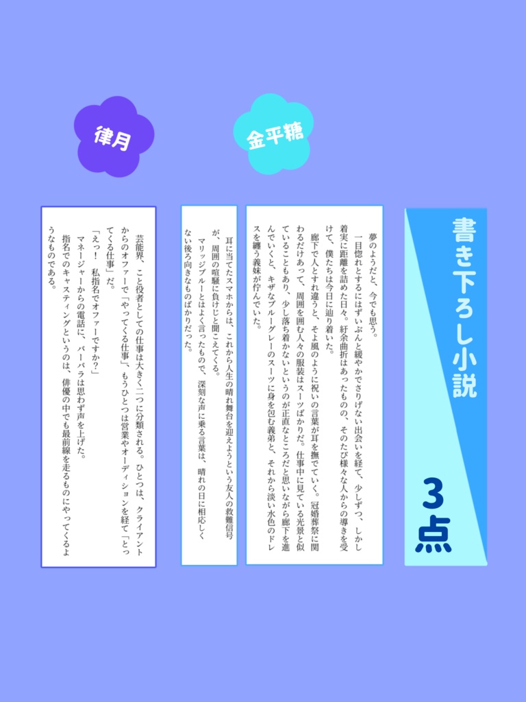 現パロディルジンアンソロ『蒲公英とアネモネ』