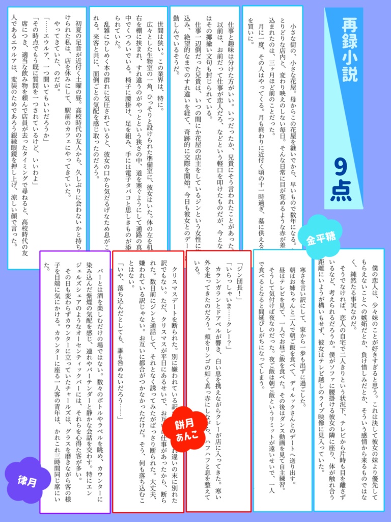 現パロディルジンアンソロ『蒲公英とアネモネ』