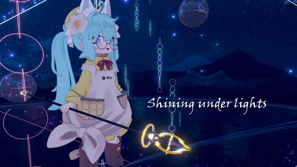 [For VRChat]staff with animation アニメーション付き杖 - Jianguo_Nut - BOOTH