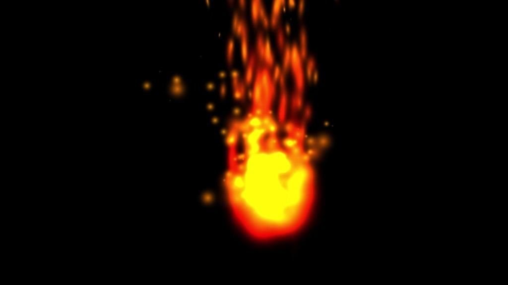 Unity VFX  浮遊する火の球(FloatFireBall)