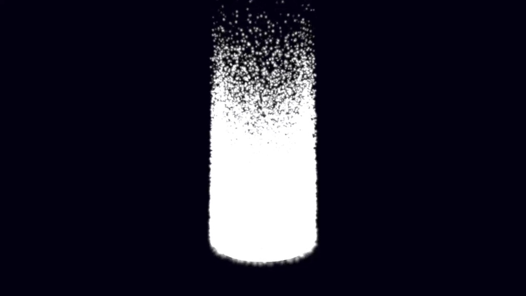 Unity VFX spiral scatter(ねじれ上昇して飛散)