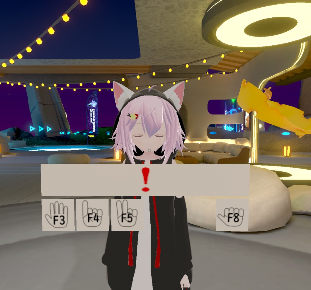 【VRChat用アバターギミック】Gesutre Pop アイテム表示アドオン【ベータ版】