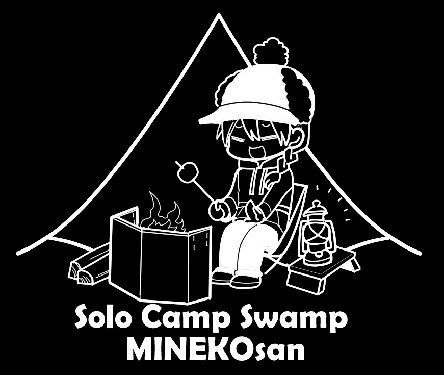 ミネコさんTシャツ(黒)