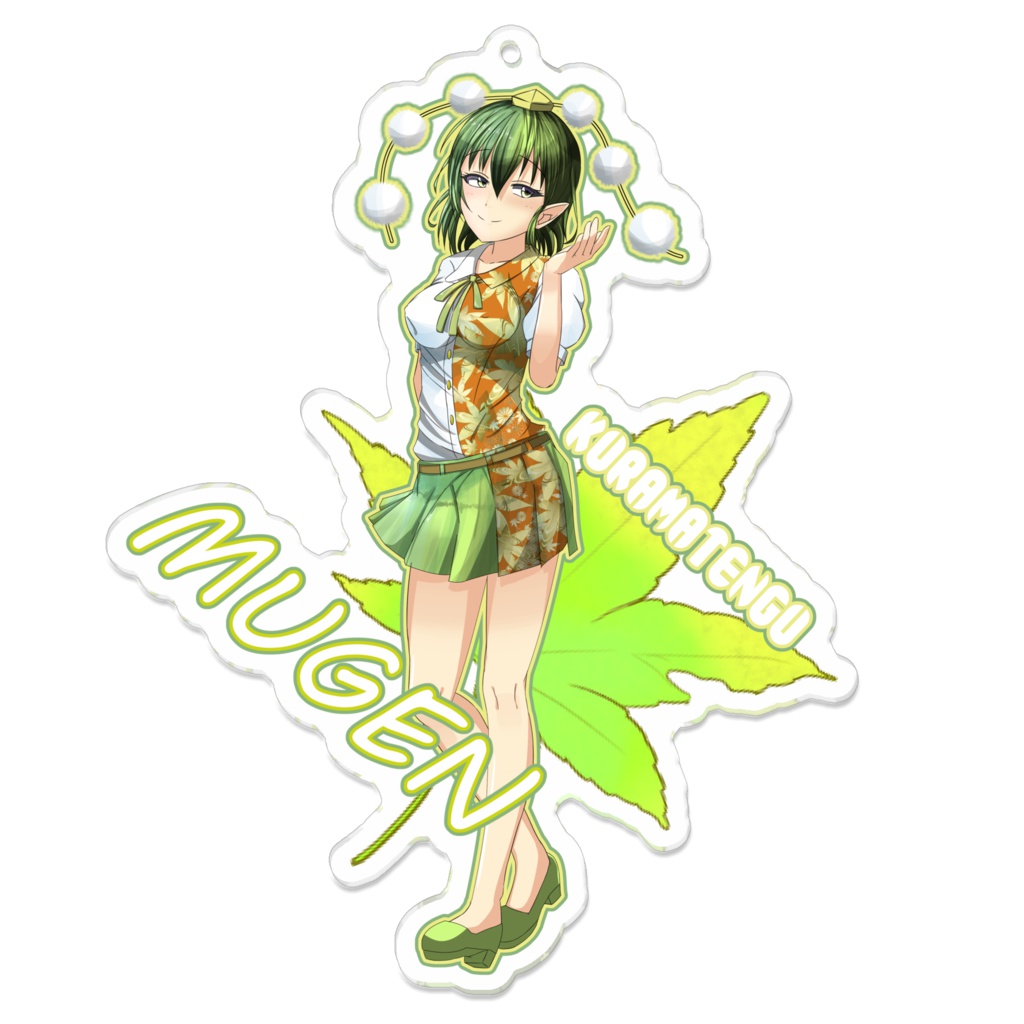 クラマテングアクリルキーホルダー(大)
